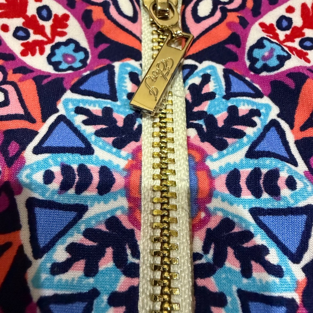 Eliza J Paisley Printed Shift Dress in Vibrant Colors - Picture 9 of 9